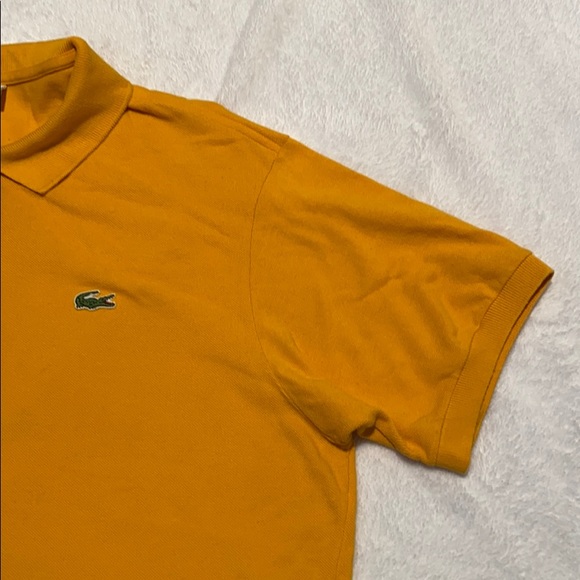 LACOSTE POLO YELLOW | MENS SIZE L | YELLOW COLOR - Picture 2 of 9